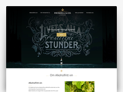 Henkell & Co ui ux web website wine