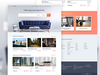 Real Estate Website estate flat home house page property real rent ui ux web website