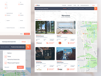 Real Estate Website - Search estate flat home house page property real rent ui ux web website