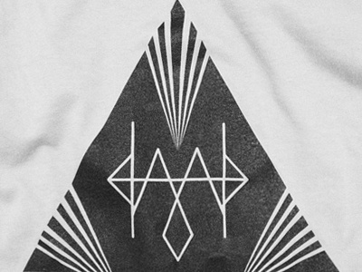 Reject Reborn. identity logo rays reject triangle tshirt