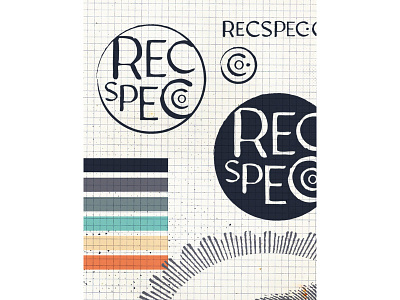 Friday Night Fun. branding color palette identity logo rays recspec