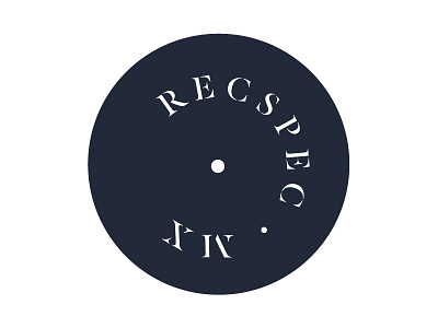 Recspec.mx circle logos forever identity label logo music record