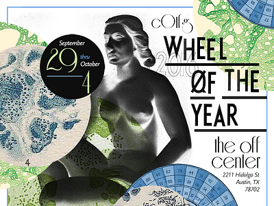 Wheel of The Year. bacteria blue collage fortune green poster sculpture wheel