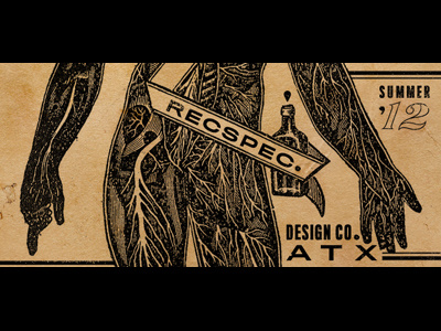 Recspec Summer '12. anatomy banner summer texture veins vintage