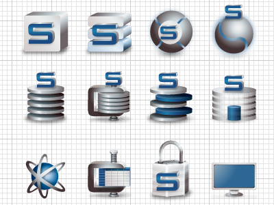 Database icons column store database icons