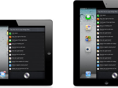 Siri Mountain Lion concept for iPad ipad mountain line siri