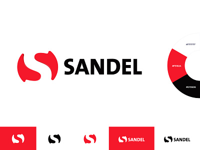 Sandel Logo Design branding design flat graphic design icon logo minimal vector