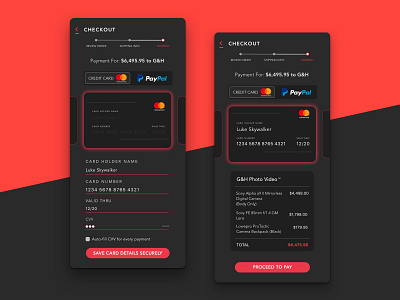 Card Checkout - Daily UI