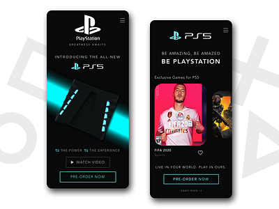 PS5 App Concept - Playstation