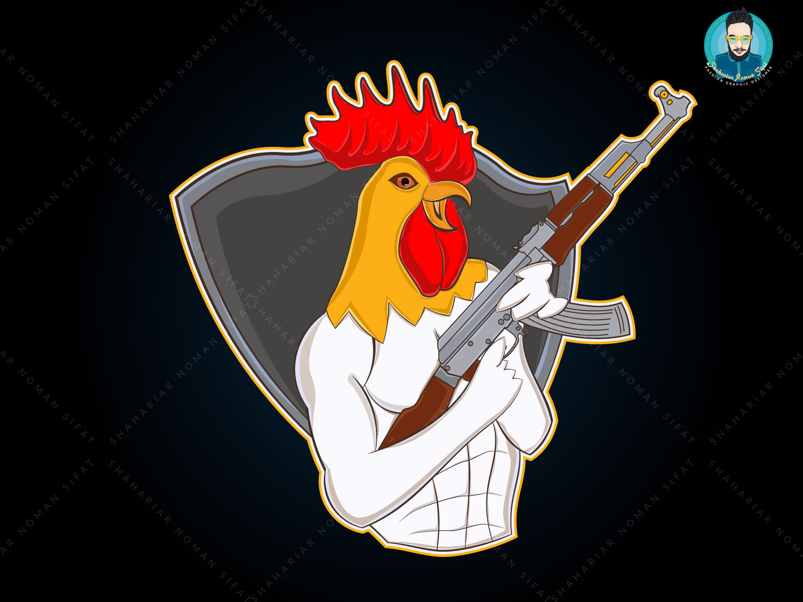 PUBG Winner Winner Chicken Dinner Mascot Logo By Shahariar Noman Sifat On Dribbble