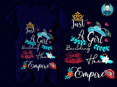 Girl t shirt design design free girl t shirt design girl graphic t shirt design girl shirt girl t shirt girl t shirt design girls free vector t shirt design illustration just a girl just a girl building her empire just a girl t shirt design t shirts