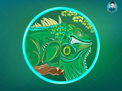 iguana mascot logo illustration design iguana design iguana digital art iguana free vector iguana illustration iguana line art iguana logo iguana mascot logo iguana silhouette illustraion illustration logo mascot mascot logo mascotlogo