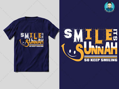 Smile it's sunnah islamic t shirt design