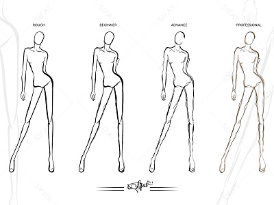 Digital Fashion Figure Formation Rough To Professional digital fashion illustration digital figure illustration efashion fashion fashion design fashion designer sifat fashion female figure fashion figure fashion figure drawing fashion illustration female figure rough figure figure drawing step graphic design