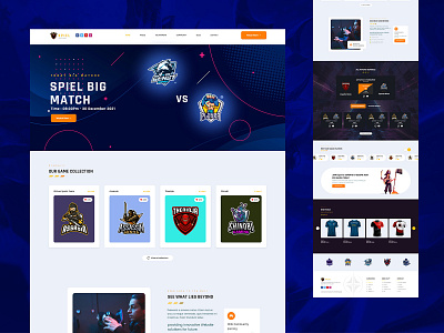 Game Sports Template agency animation branding company corporate creative graphic design illustration logo motion graphics ui