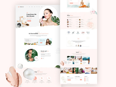 Spa Landing Page Design