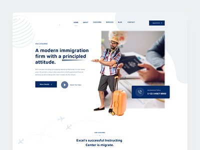 Immigration web template