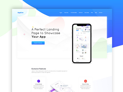 App Landing Homepage