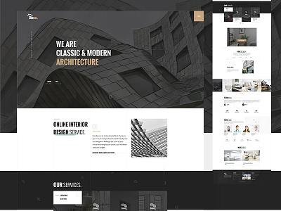 Diaco | Interior Landing page architecture interior interior design interior designer landing page shop typography web design