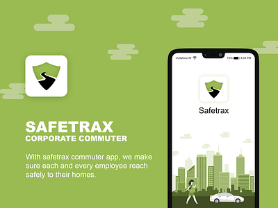 Safetrax Commuter App app design appscreen branding commuter minimal app product design ui ui design uxdesign