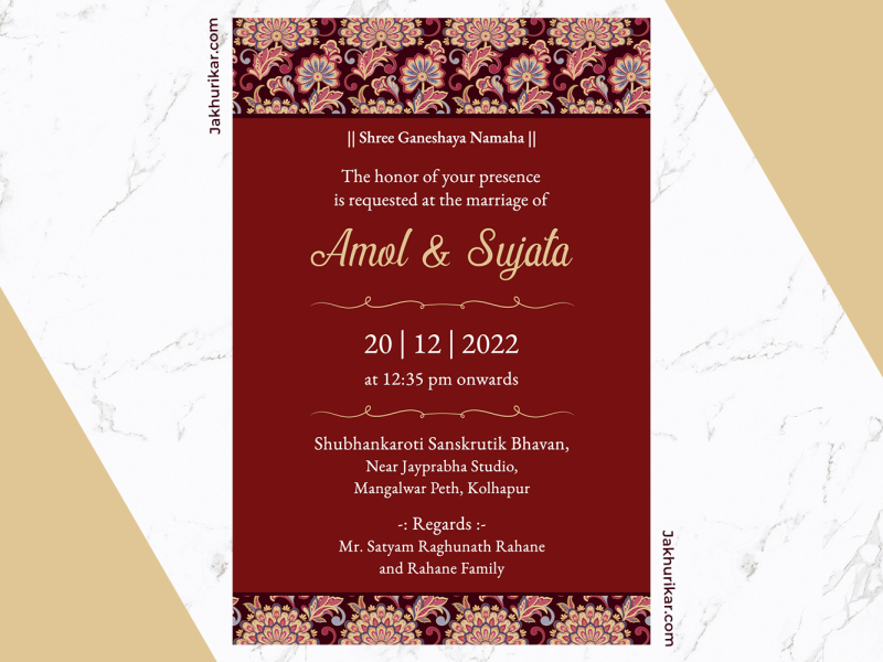 30 Incredible Wedding Invitation Card Design | Digital Invite by ...