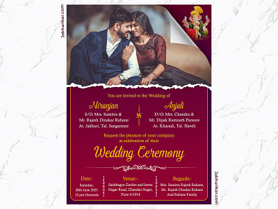 New Wedding Invitations | 50+ Customizable Designs | jakhurikar