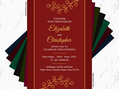 Create Digital E-invites for Weddings | marriage card maker inviting for wedding