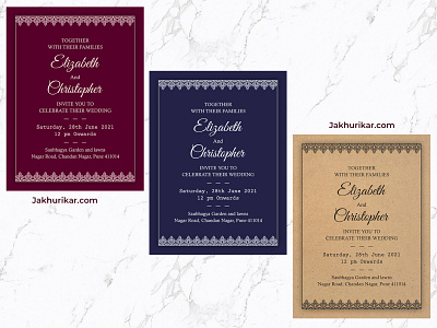 Create Digital E-invites for Weddings | marriage card maker online wedding card making