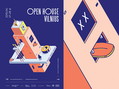 House with feelings 😜 architecture art art direction concept design graphic design house illustration impossible impossible object isometric poster poster design typogaphy vector