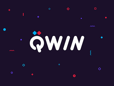 Qwin gaming platform art direction auction auctions blockchain crowdfunding design flat game identity logo logo design logotype minimal platform queen smart contracts vector win