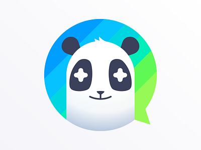 ChattyPanda app / Branding 🐼 animal app icon art direction branding character chat chat app design identity illustration logo logo a day logo design logodesign panda panda bear panda logo symbol symbol icon vector