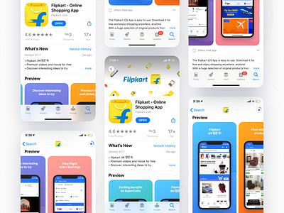 Flipkart Appstore Screens