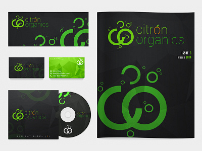 Citron Organics_Sample Branding Preview branding eco organic print design product design stationary