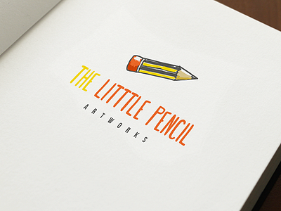 The Little Pencil Artworks Logo art artworks autodesk brand ink little mockup motog2 pencil perspective sketchbook stylus