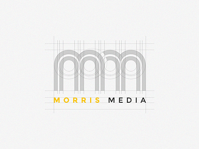 Morris Media Final Logo WIP grid logo media mm morris media paper photography ratios theatre