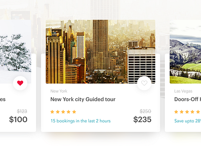 Experience/Activity Card activity app browse cards desktop experience headout list new york travel website