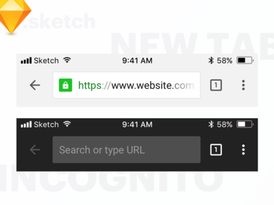 Chrome Mobile Header Freebie