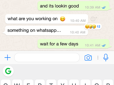 Whatsapp Reactions (Sound Interactions) by Rahul Chakraborty on Dribbble