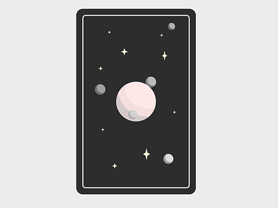 Pluto design flat illustration minimal vector