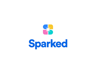 Sparked Branding animation app brand branding colorful dating design graphics logo motion shapes spark sparked speed dating squares underbelly