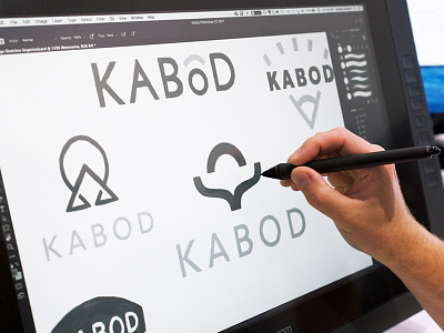 Kabod Logo Concepts branding cintiq concepts kabod logo logotype mark photoshop sketching wacom