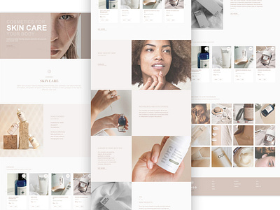 Web design site cosmetics