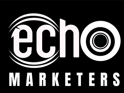 Echo Marketers illustrator logo logodesign monocolor