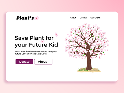 Save plant landing page