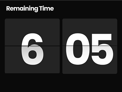 DailyUI #014 Countdown Timer