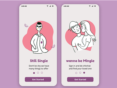 Onboarding of dating app