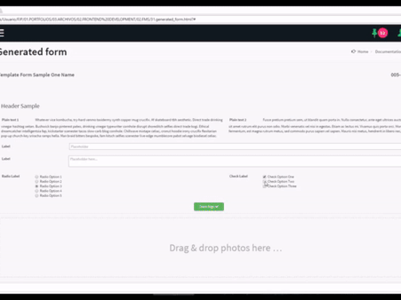 FMS - Form Builder (Part 5) | Frontend Development / UIUX Design bootstrap cloud computing css3 enterprise resource planning erp filters form builder frontend development html5 javascript sass uiux design