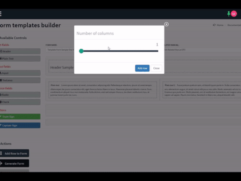 FMS - Form Builder (Part 2) | Frontend Development / UIUX Design bootstrap cloud computing css3 enterprise resource planning erp filters form builder frontend development html5 javascript sass uiux design