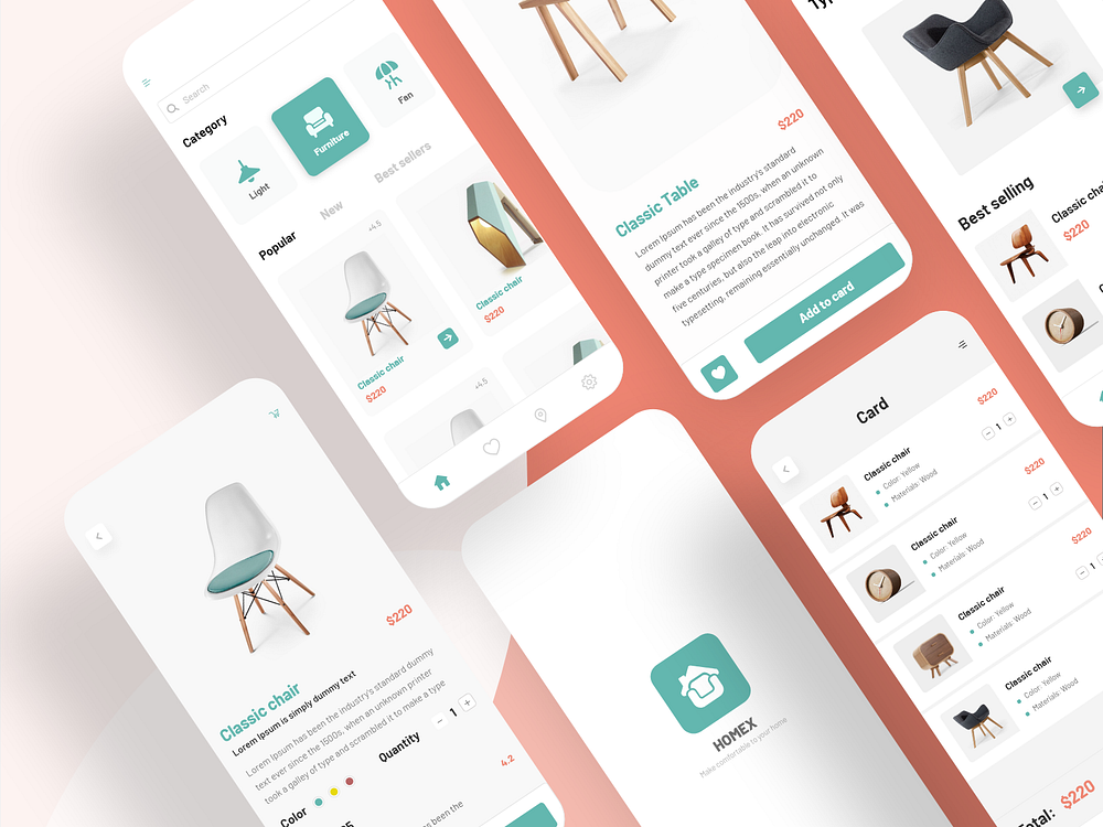 Interior App Design by Duong Khanh on Dribbble