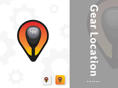 Gear Location Logo Design